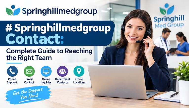 Springhillmedgroup Contact Complete Guide to Reaching the Right Team